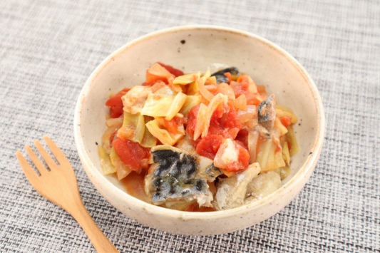 アレンジレシピ 簡単さばのトマト煮