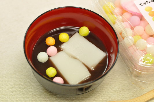 アレンジレシピ おしるこ（やわらかお餅入り）