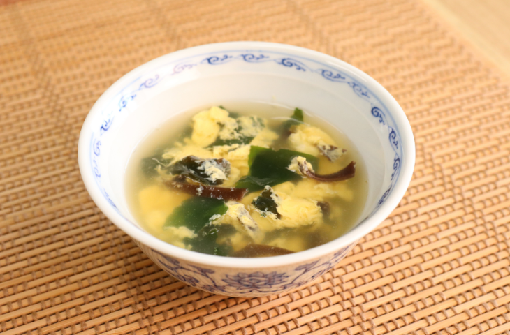 きくらげとわかめと卵のスープ
