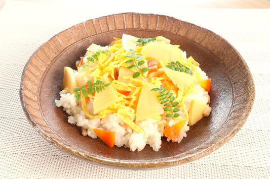 介護食で春を楽しもう！筍ちらし寿司レシピ　