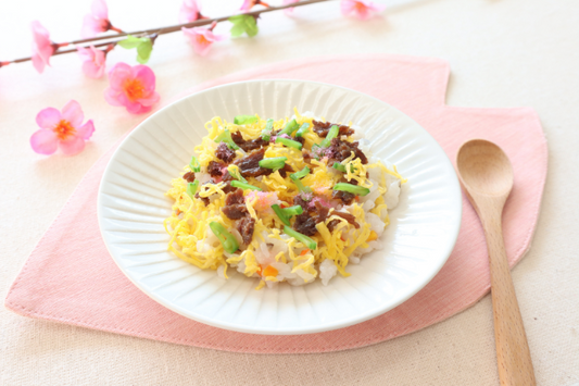 アレンジレシピ 牛しぐれちらし寿司