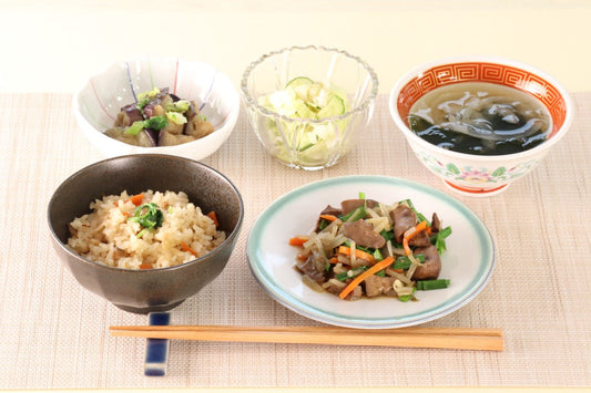 高齢者におすすめの貧血予防に役立つ１週間献立