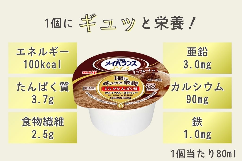 明治メイバランスアイス　チョコレート味