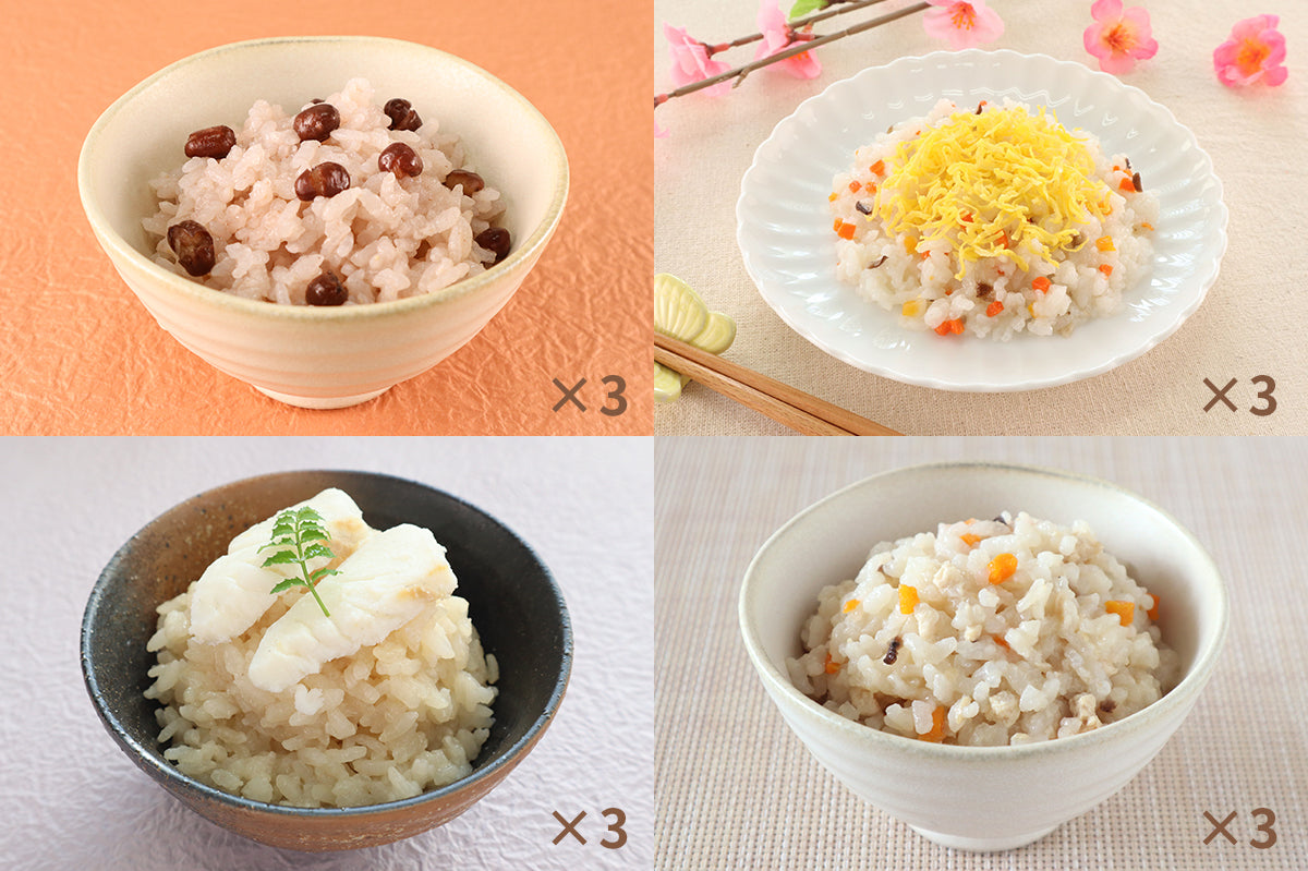 やわらか彩りごはん12食セット
