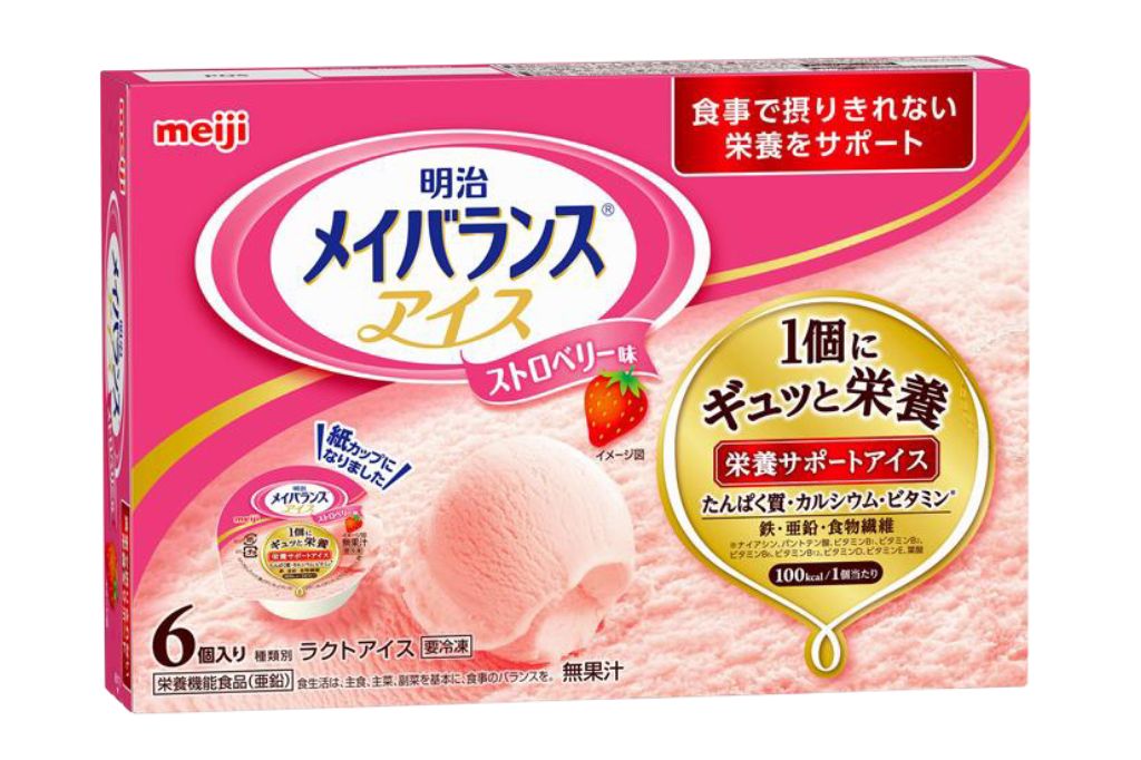 明治メイバランスアイス　ストロベリー味