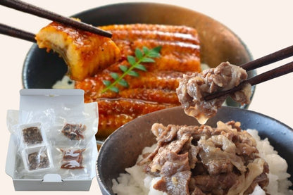 特選ギフト　鹿児島産うなぎと国産牛しぐれ煮