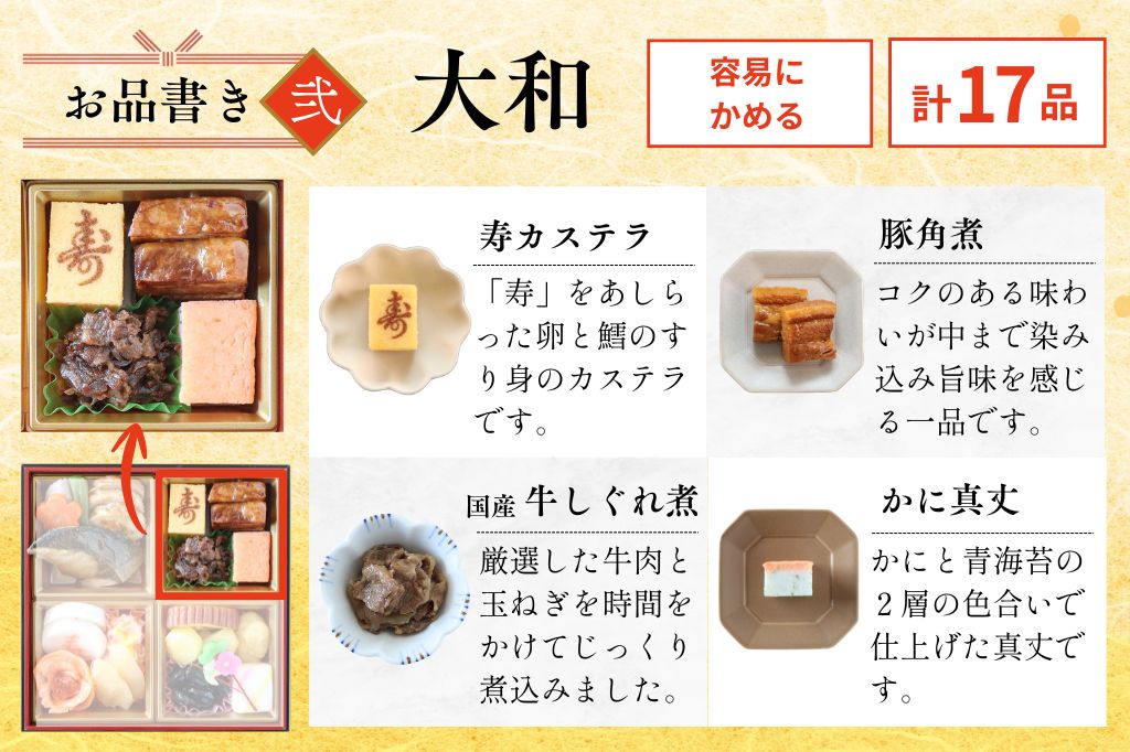 やわらかおせち　大和