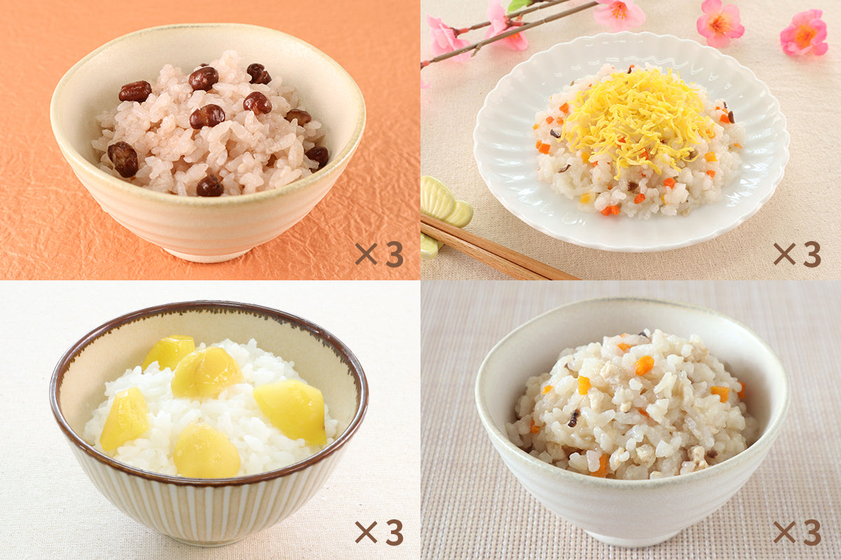 やわらか彩りごはん12食セット