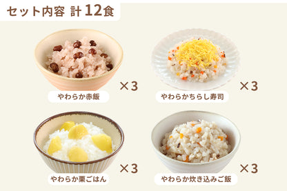 やわらか彩りごはん12食セット